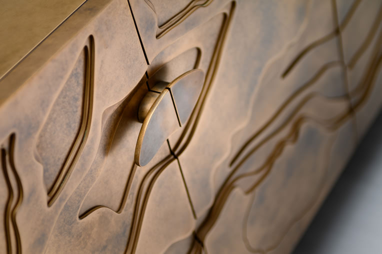 Bronze Contour Cabinet
